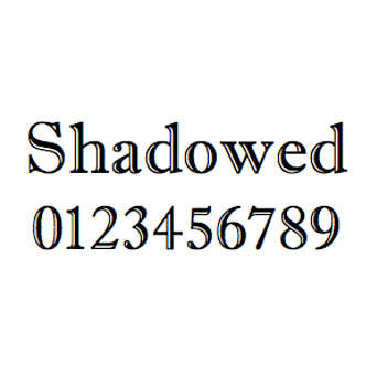 shadowed